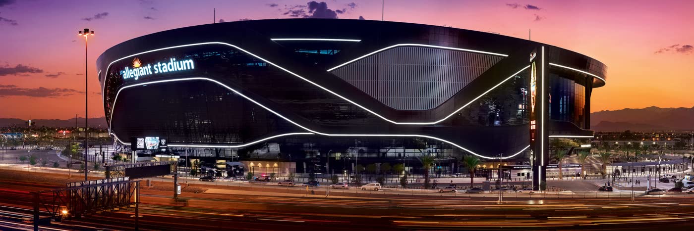 Foto 3 pulgar | Obras Maestras Del Rompecabezas Nfl Las Vegas Raiders Stadium - Venta Internacional.