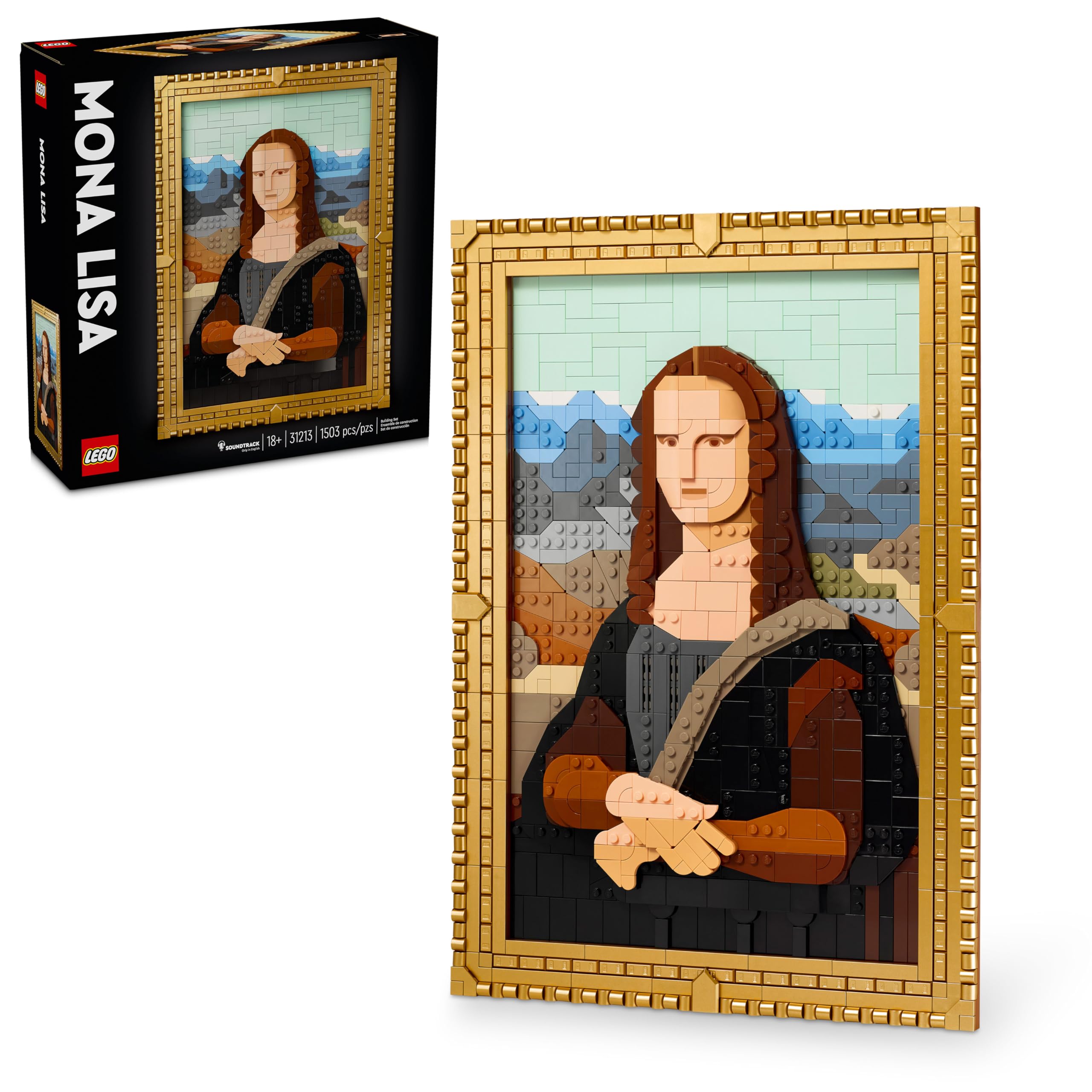 Foto 2 pulgar | Set De Construcción Lego Art Mona Lisa Panting 31213 Para Adultos - Venta Internacional.