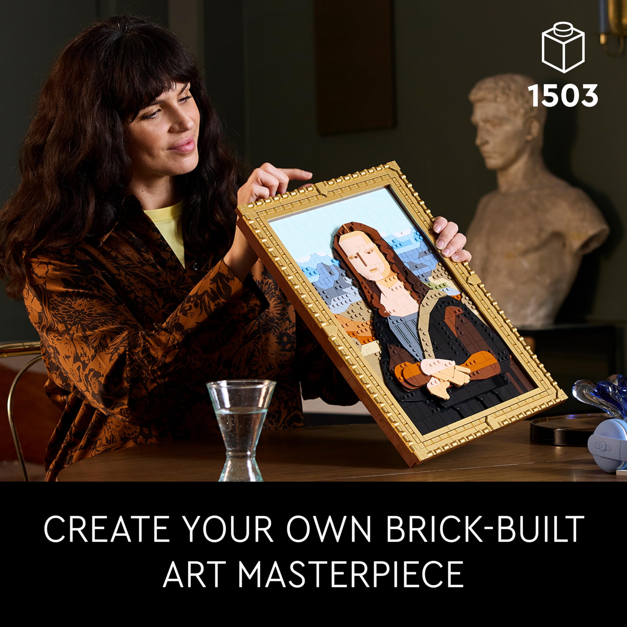 Foto 2 | Set De Construcción Lego Art Mona Lisa Panting 31213 Para Adultos - Venta Internacional.