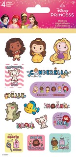 Foto 1 | Pegatinas Disney Princess Friends Are Family, 4 Hojas - Venta Internacional.