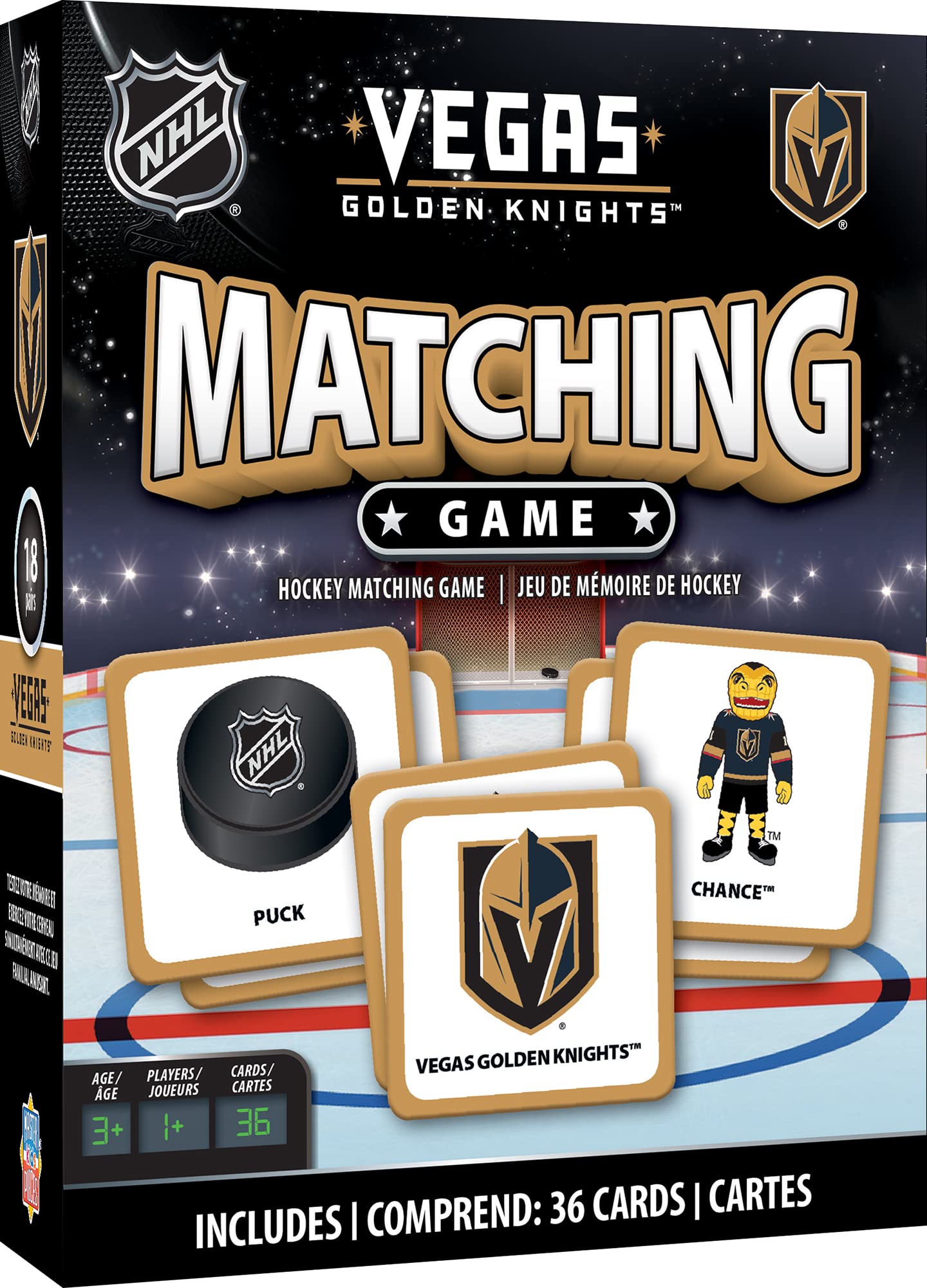 Foto 2 pulgar | Juego De Combinación Masterpieces Sports Vegas Golden Knights Nhl - Venta Internacional.