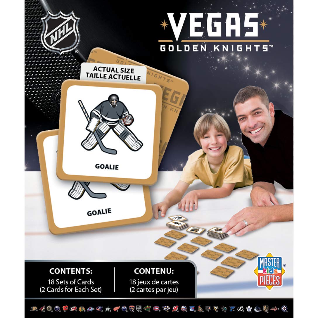 Foto 6 pulgar | Juego De Combinación Masterpieces Sports Vegas Golden Knights Nhl - Venta Internacional.