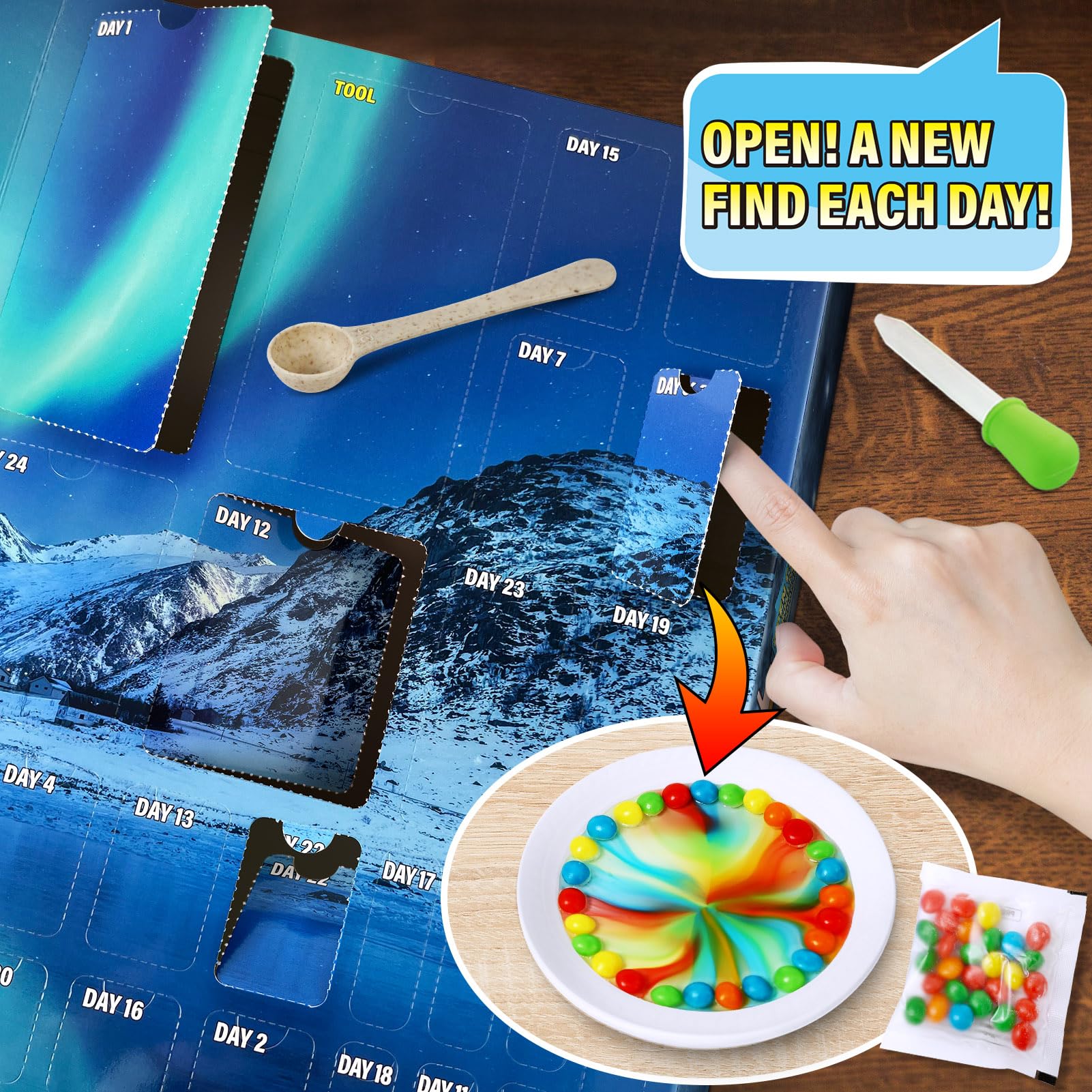 Foto 3 pulgar | Calendario De Adviento Unglinga Science Experiments 2024 Kids - Venta Internacional.