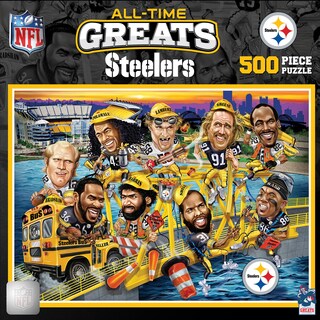 Foto 1 | Rompecabezas Masterpieces Nfl Pittsburgh Steelers 500 Piezas - Venta Internacional.