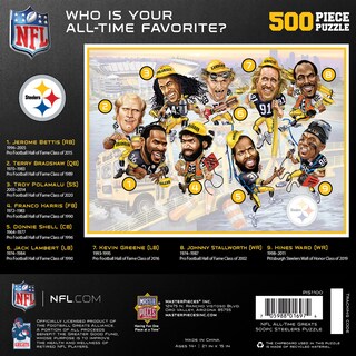 Foto 2 | Rompecabezas Masterpieces Nfl Pittsburgh Steelers 500 Piezas - Venta Internacional.