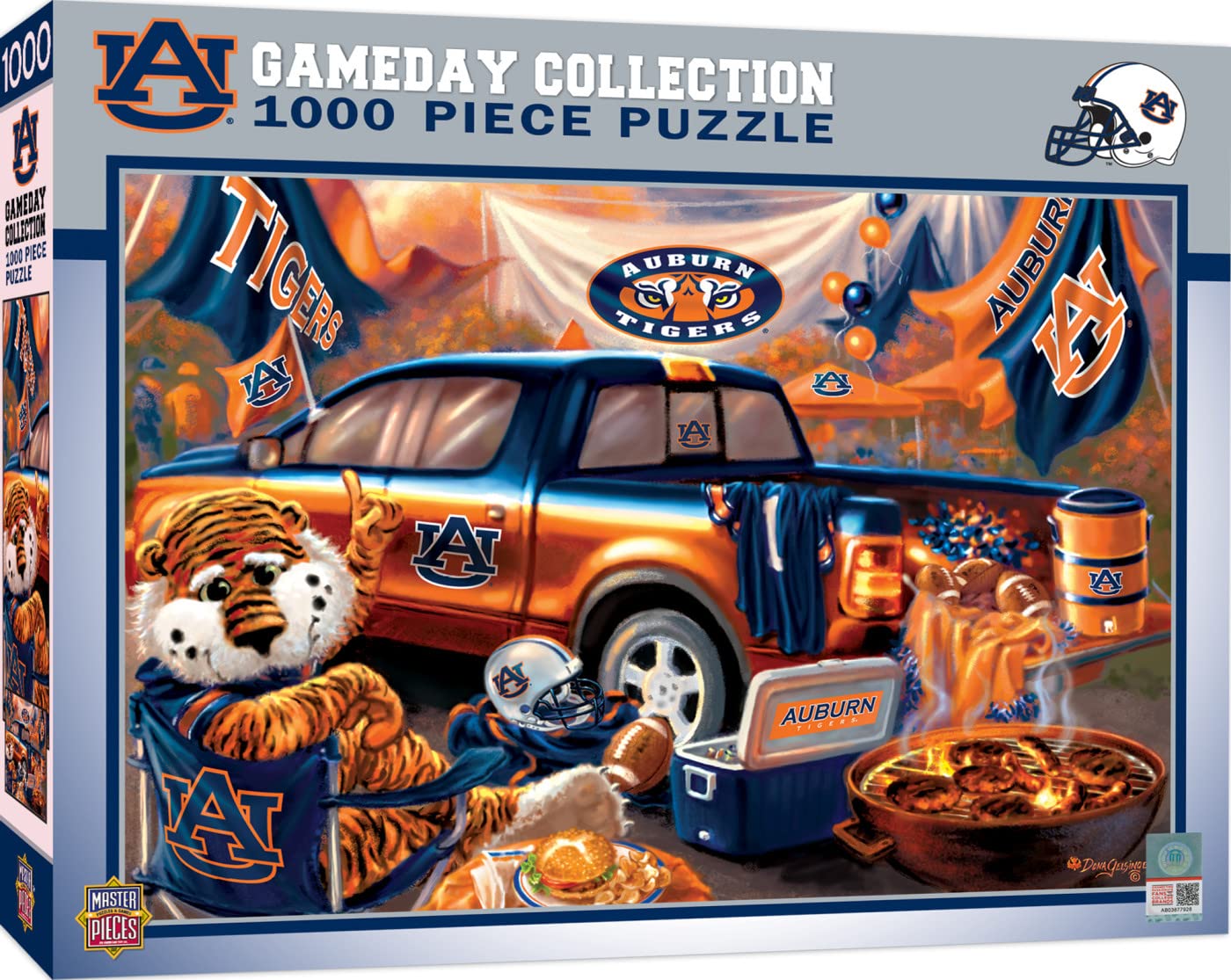 Foto 2 pulgar | Rompecabezas Masterpieces Ncaa Auburn Tigers Gameday 1000 Unidades - Venta Internacional.