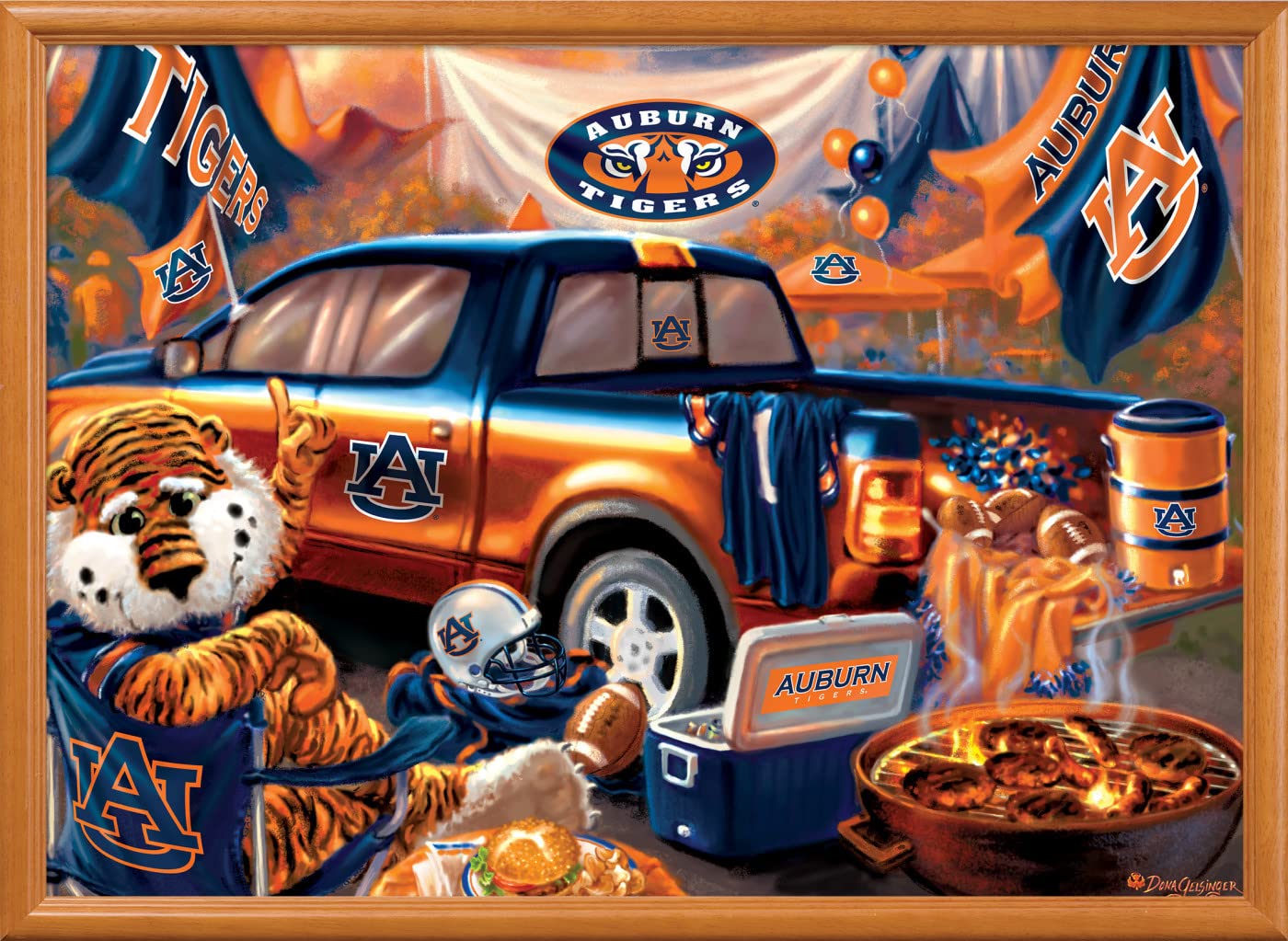 Foto 8 pulgar | Rompecabezas Masterpieces Ncaa Auburn Tigers Gameday 1000 Unidades - Venta Internacional.