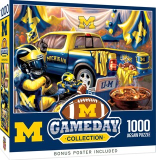 Foto 1 | Rompecabezas Masterpieces Ncaa Michigan Wolverines, 1000 Unidades - Venta Internacional.