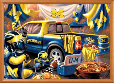 Foto 7 | Rompecabezas Masterpieces Ncaa Michigan Wolverines, 1000 Unidades - Venta Internacional.