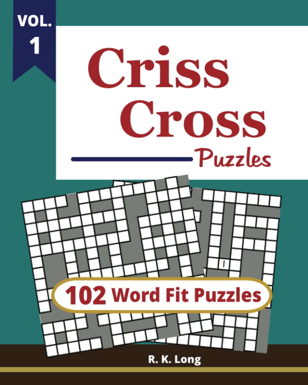 Foto 1 | Book Crisscross Puzzles, Volumen 1, Con Rompecabezas De 102 Palabras - Venta Internacional.