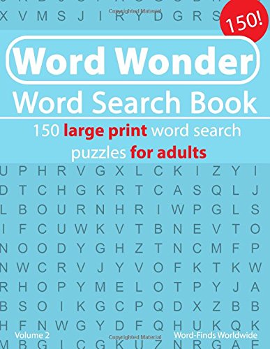 Foto 1 | Libro De Búsqueda De Palabras Word Wonder 150 Rompecabezas Con Letra Grande Para Adultos - Venta Internacional.