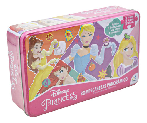 Foto 3 pulgar | Rompecabezas Princesas Panoramico 172 Pz Disney Ver0 Novelty