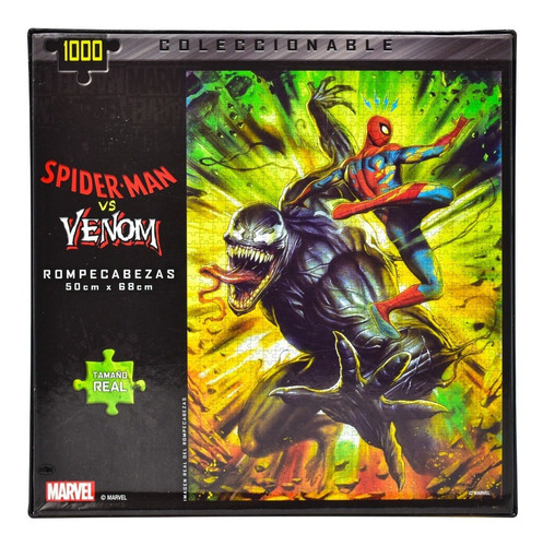 Foto 3 pulgar | Marvel Spiderman Vs Venom Rompecabezas 1000 Piezas Novelty