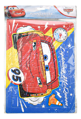 Foto 4 pulgar | Disney Cars Mcqueen Pack 12 Rompecabezas 48pz #2 Bestway