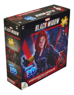 Foto 2 | Marvel Black Widow Rompecabezas Lenticular 300pz Novelty