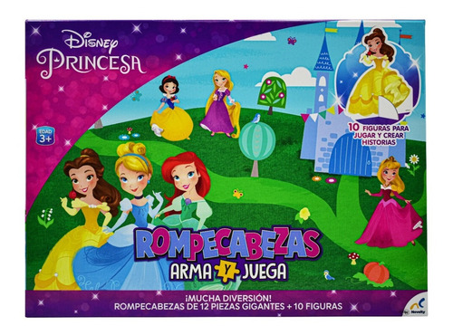 Foto 2 pulgar | Disney Princesa Rompecabezas Arma Y Juega 10 Figuras Novelty