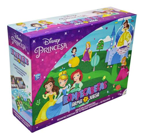 Foto 3 pulgar | Disney Princesa Rompecabezas Arma Y Juega 10 Figuras Novelty