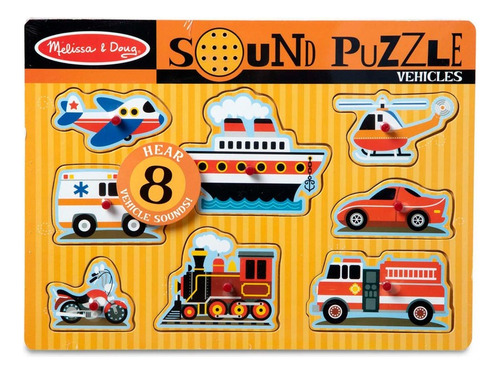 Foto 1 | Rompecabezas De Madera Con 8 Sonidos 8 Pz Melissa & Doug
