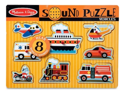 Foto 1 | Rompecabezas De Madera Con 8 Sonidos 8 Pz Melissa & Doug