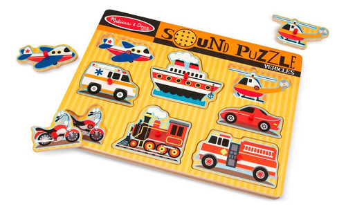 Foto 2 | Rompecabezas De Madera Con 8 Sonidos 8 Pz Melissa & Doug