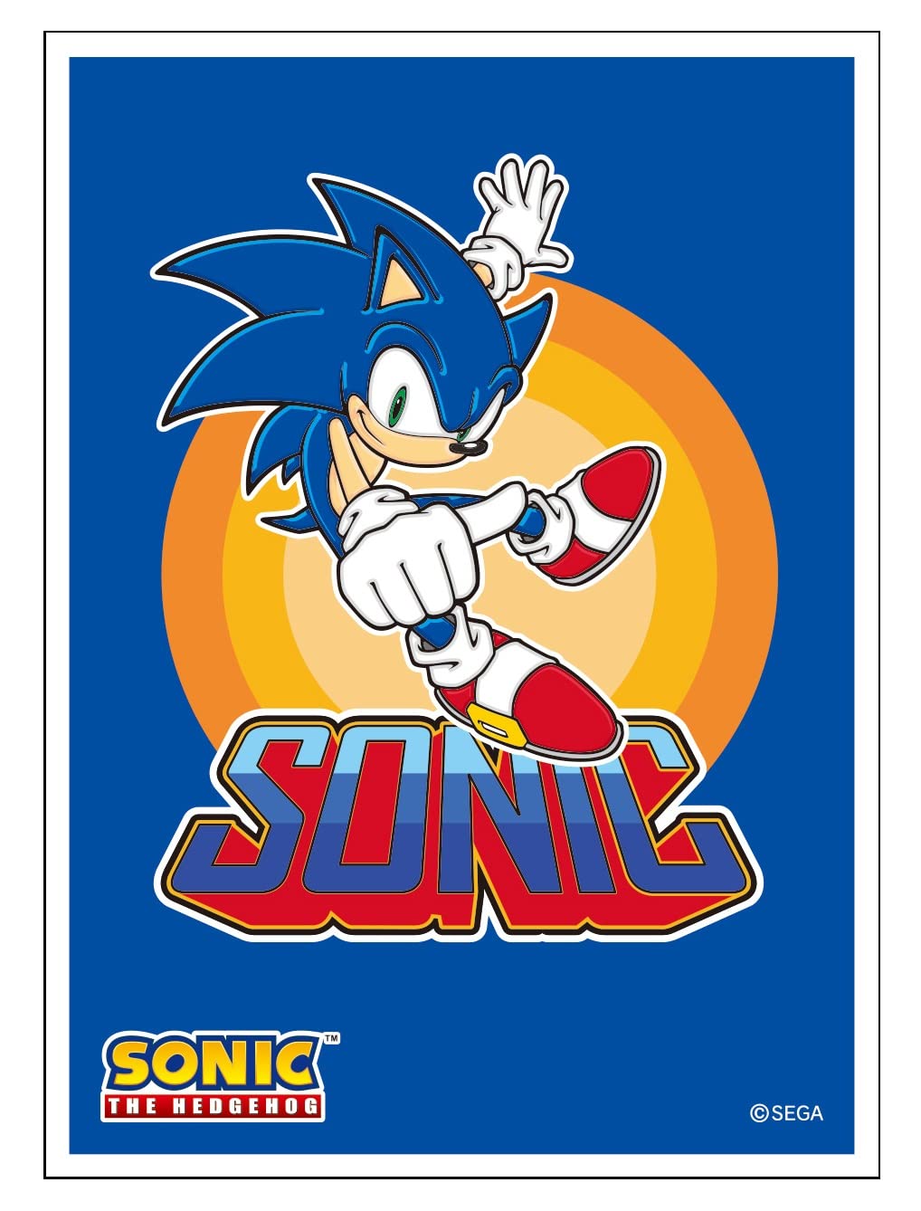Foto 2 pulgar | Fundas Para Cartas Sensky Sonic The Hedgehog Retro Arcade, 65 Piezas - Venta Internacional.
