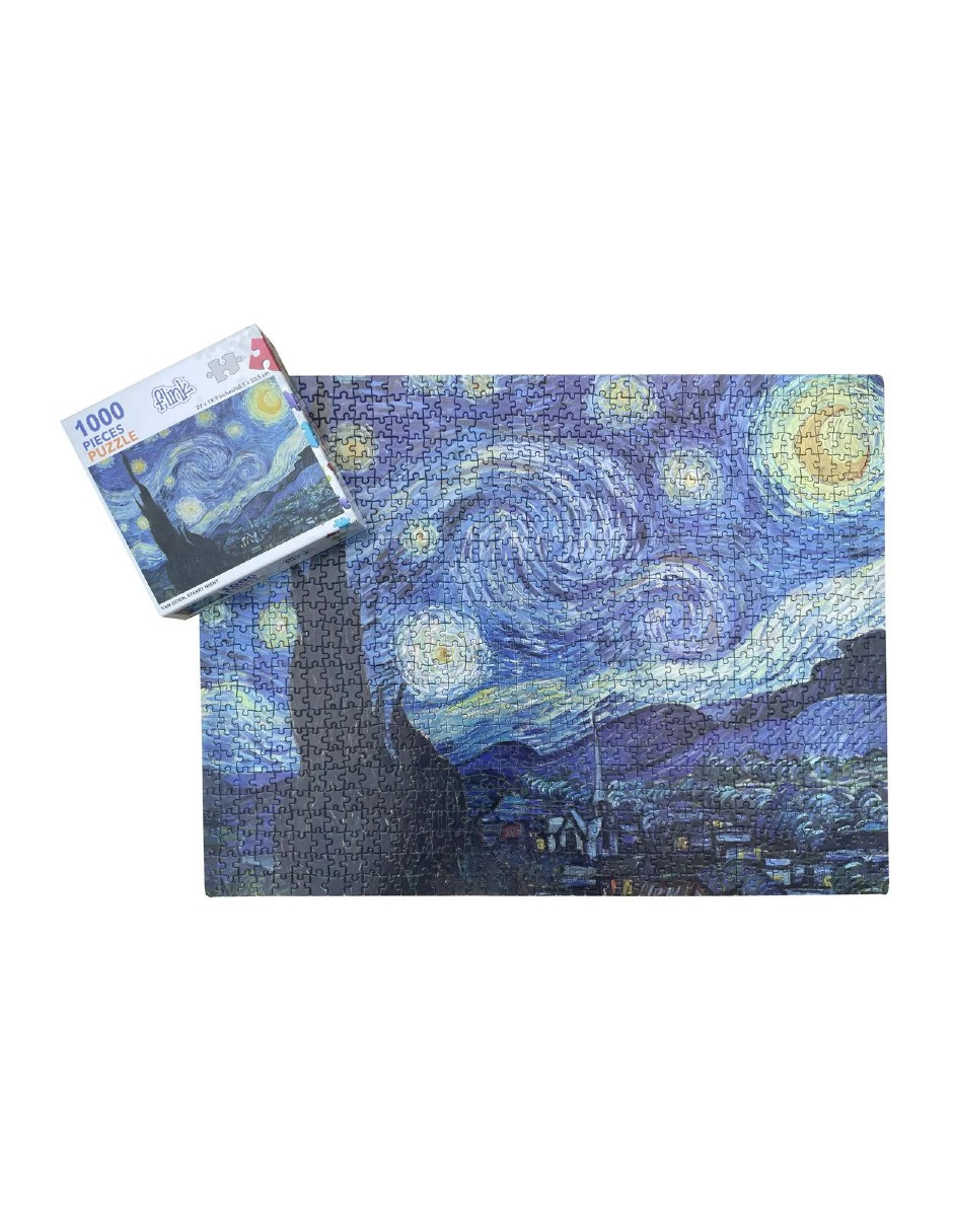 Foto 4 pulgar | Rompecabezas Noche Estrellada Van Gogh De 1000 Piezas