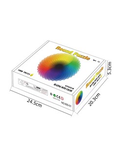 Foto 3 | Rompecabezas De Color Arcoíris 1000 Piezas