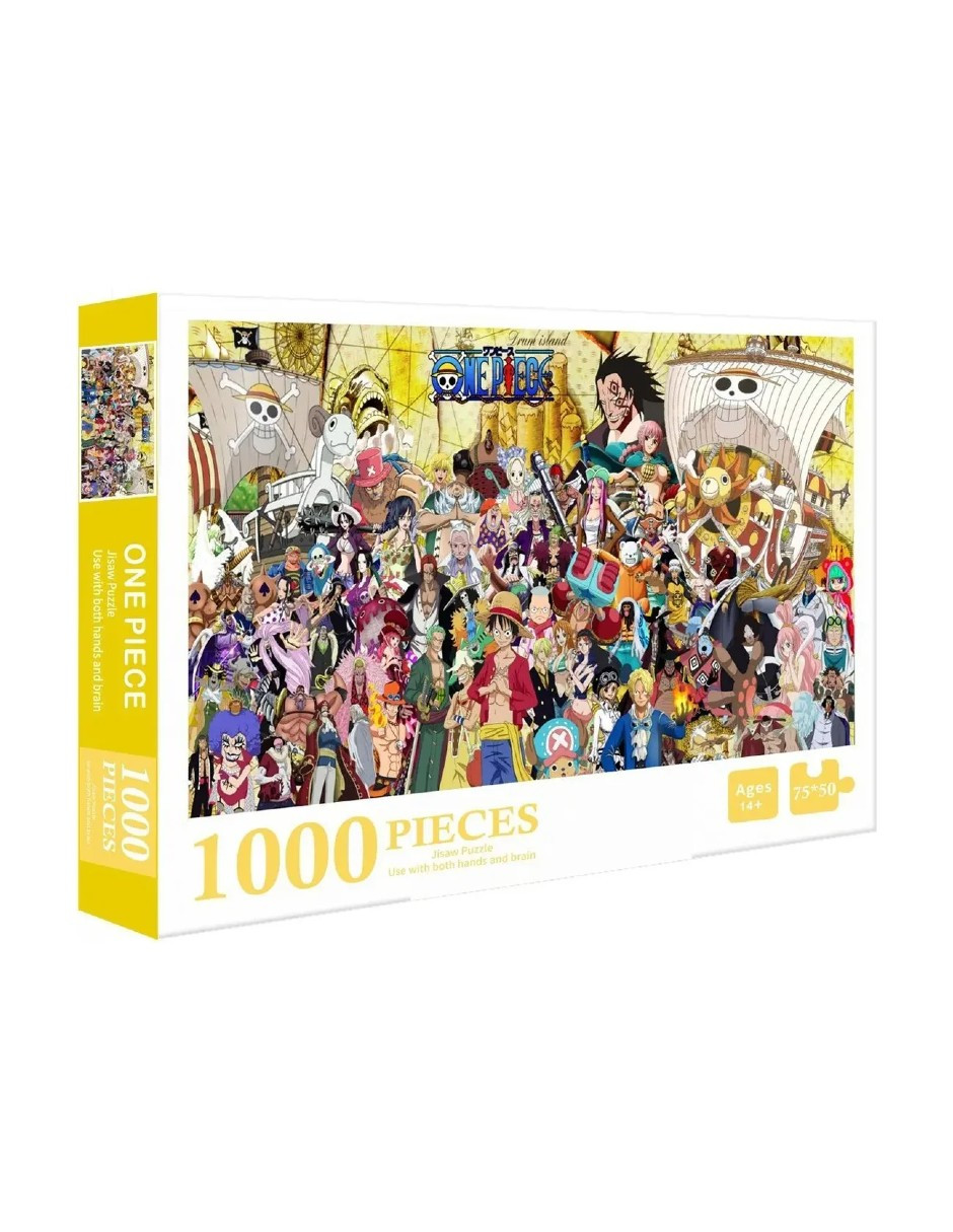 Foto 2 pulgar | Rompecabezas One Piece Luffy Zoro Anime 1000 Piezas
