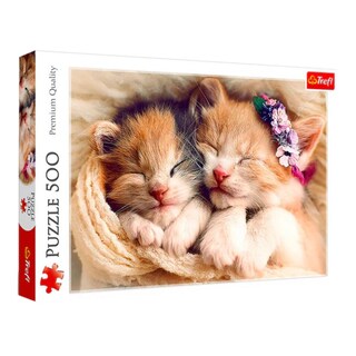 Foto 1 | Gatitos Durmiendo: Rompecabezas 500 Piezas | Ternura Felina Y Detalles Realistas | Trefl