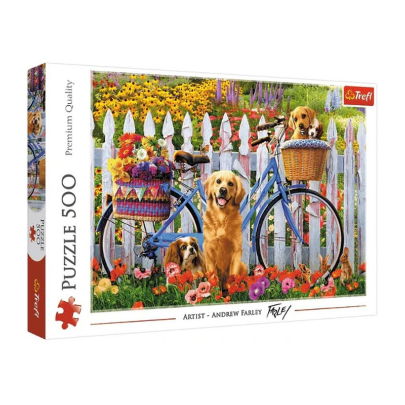 Foto 1 | Aventura De Perritos: Rompecabezas 500 Piezas | Diversión Canina Y Escenario Creativo | Trefl