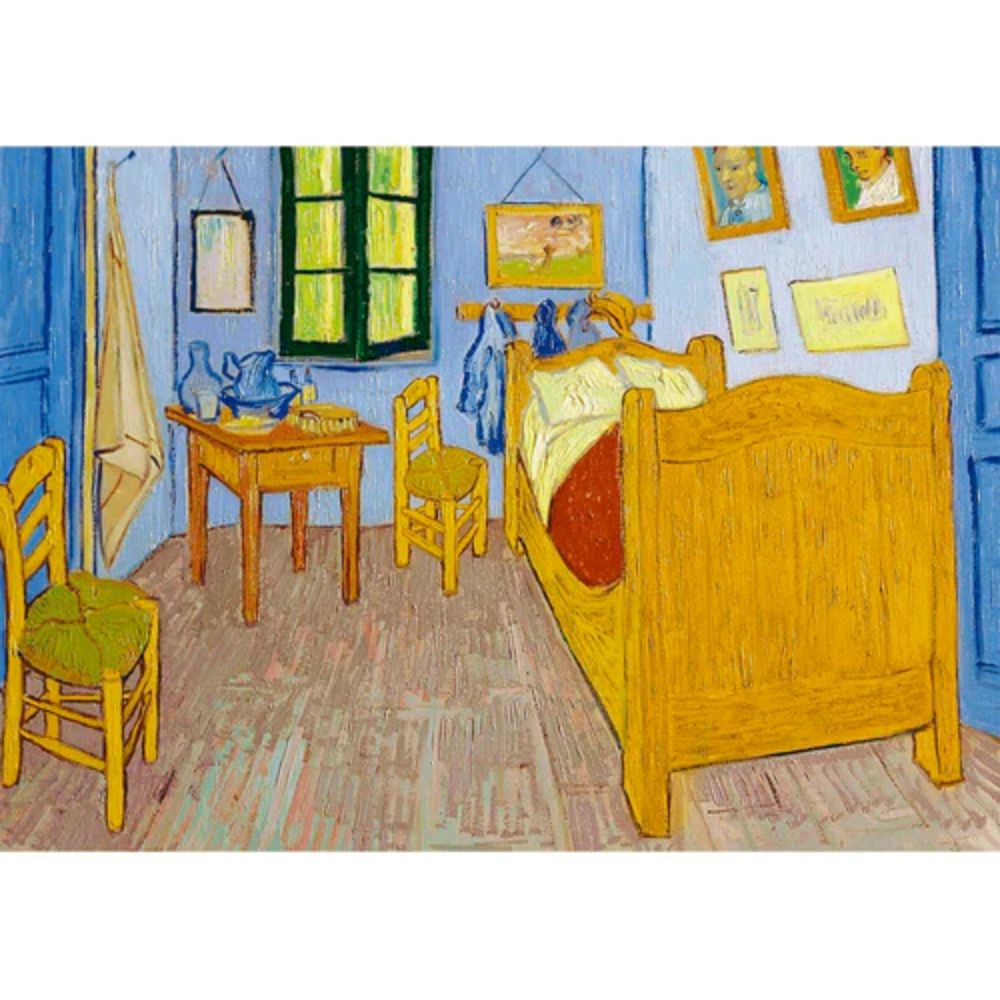 Foto 2 | Vincent Van Gogh: La Habitación: Rompecabezas 1000 Piezas | Escena Interior Y Estilo Postimpresionista | Trefl