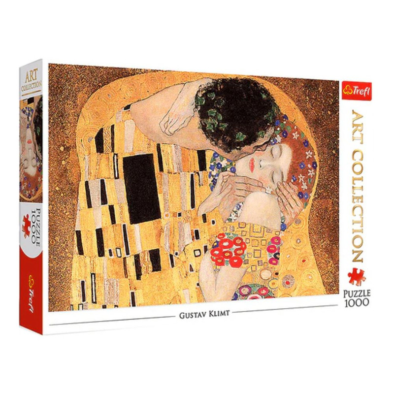 Foto 2 pulgar | Gustav Klimt: El Beso: Rompecabezas 1000 Piezas | Arte Modernista Y Detalles Dorados | Trefl