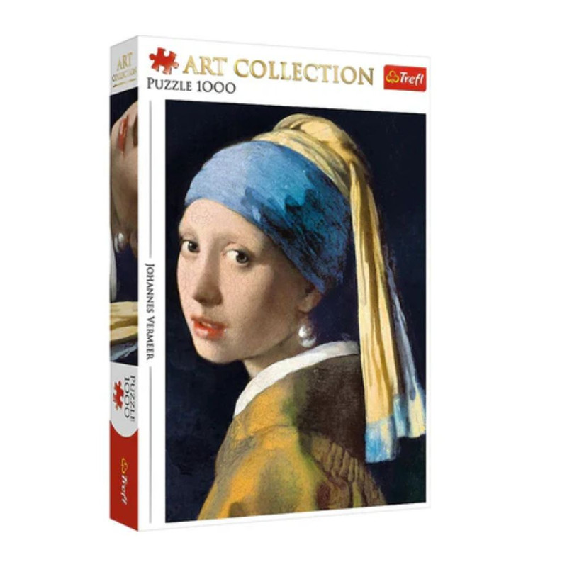Foto 2 pulgar | Johannes Vermeer: La Joven De La Perla: Rompecabezas 1000 Piezas | Pintura Barroca | Trefl