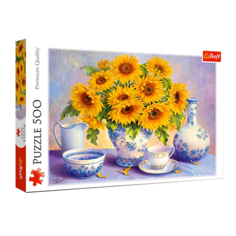 Foto 1 | Florero Girasoles: Rompecabezas 1000 Piezas | Naturaleza Muerta Y Colores Vivos | Trefl