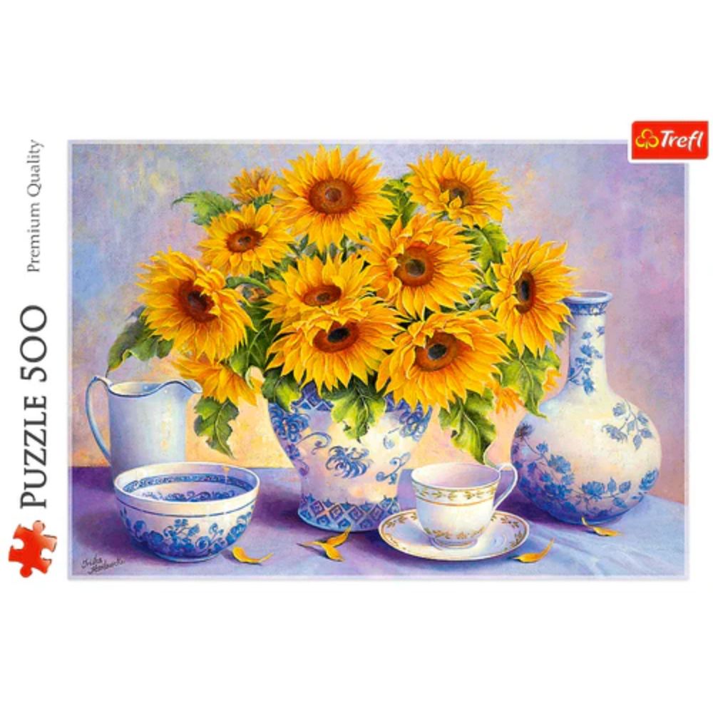 Foto 2 | Florero Girasoles: Rompecabezas 1000 Piezas | Naturaleza Muerta Y Colores Vivos | Trefl