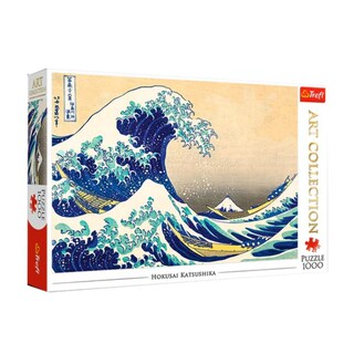 Foto 1 | La Gran Ola De Kanagawa: Rompecabezas 1000 Piezas | Obra De Hokusai | Trefl
