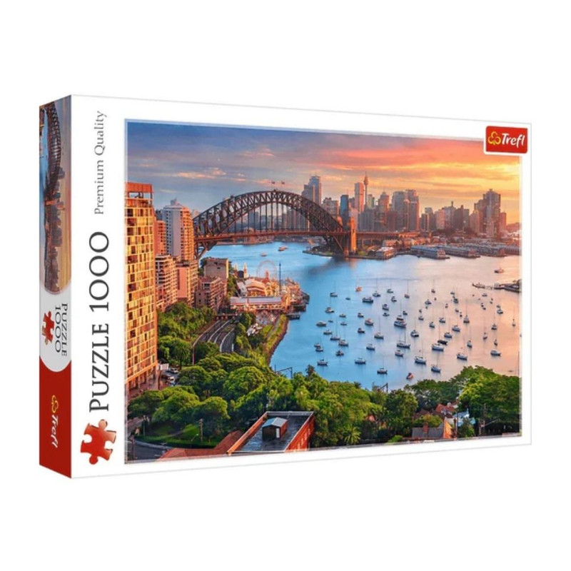 Foto 2 pulgar | Sidney  Australia: Rompecabezas 1000 Piezas | Ciudad Moderna Y Bahía Emblemática | Trefl
