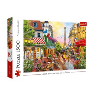 Foto 1 | Nostálgico París: Rompecabezas 1500 Piezas | Ciudad Romántica Y Detalles Vintage | Trefl