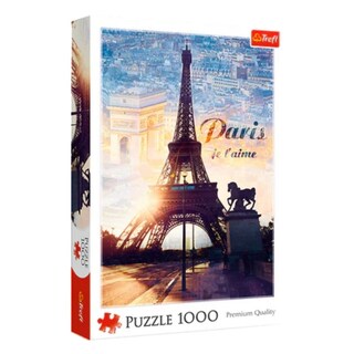 Foto 1 | París Al Amanecer: Rompecabezas 1000 Piezas | Ciudad Icónica Y Paisaje Urbano | Trefl