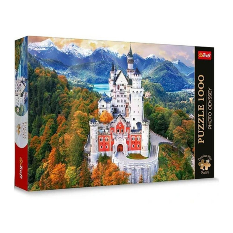 Foto 2 pulgar | Castillo De Neuschwanstein  Alemania: Rompecabezas 1000 Piezas | Arquitectura De Cuento | Trefl