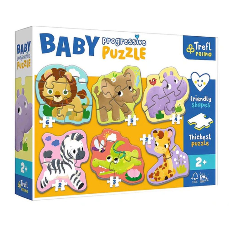 Foto 2 pulgar | Rompecabezas Baby Progresive Trefl 22 Piezas