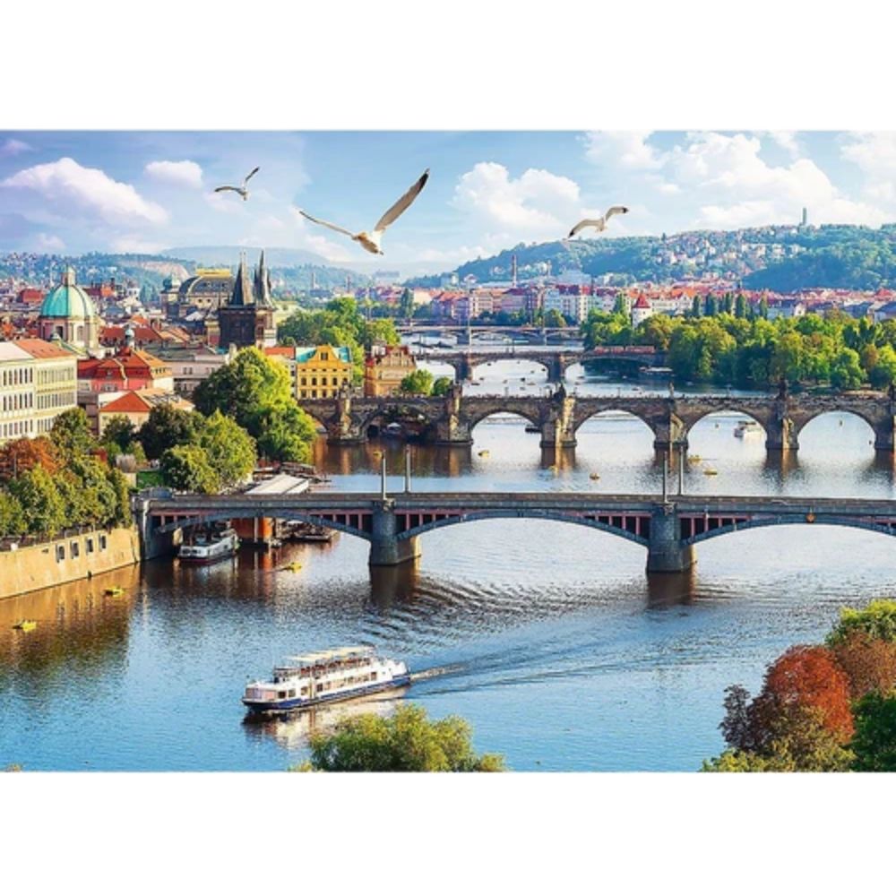 Foto 2 | Praga  República Checa: Rompecabezas 500 Piezas | Ciudad Y Detalles Arquitectónicos | Trefl