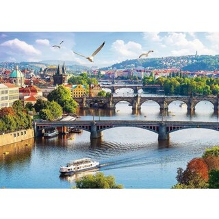 Foto 2 | Praga República Checa: Rompecabezas 500 Piezas | Ciudad Y Detalles Arquitectónicos | Trefl