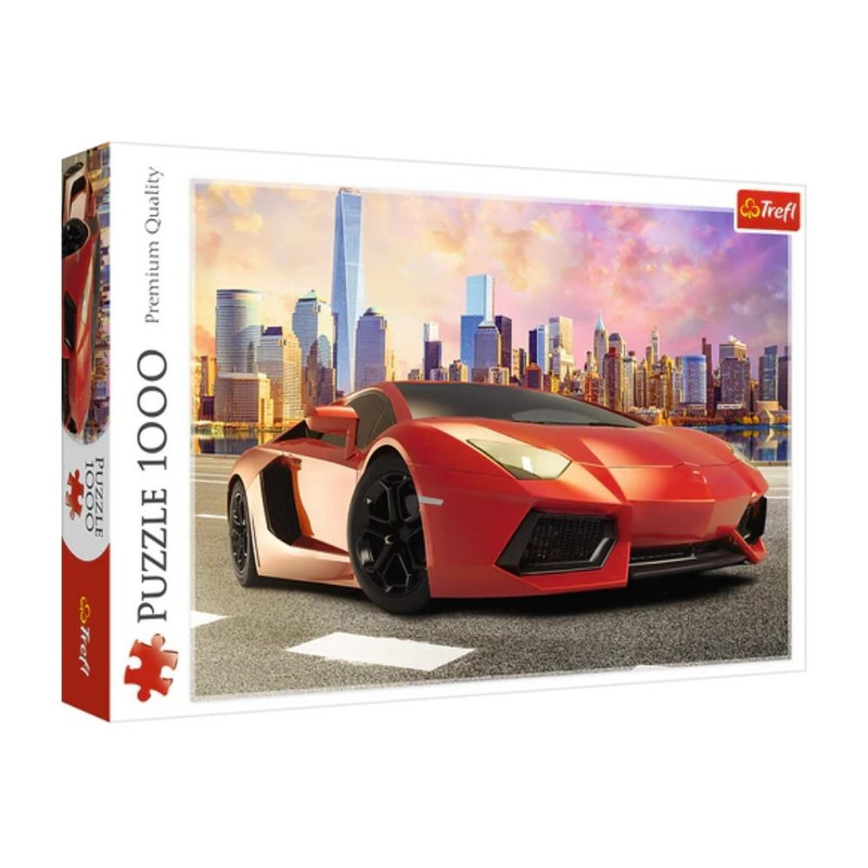 Foto 1 | Paseo Al Atardecer: Rompecabezas 1000 Piezas | Carro Rojo | Trefl