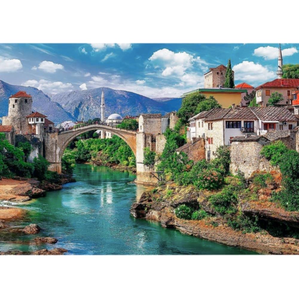 Foto 3 pulgar | Rompecabezas 500 Piezas Puente De Mostar Bosnia Herzegovina