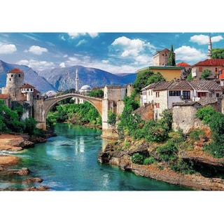 Foto 2 | Rompecabezas 500 Piezas Puente De Mostar Bosnia Herzegovina