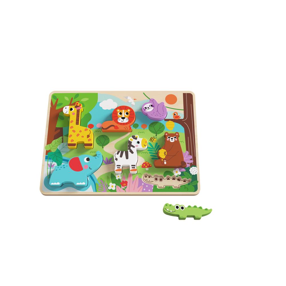 Foto 2 pulgar | Rompecabezas de Madera Didacti Juegos 7 Piezas