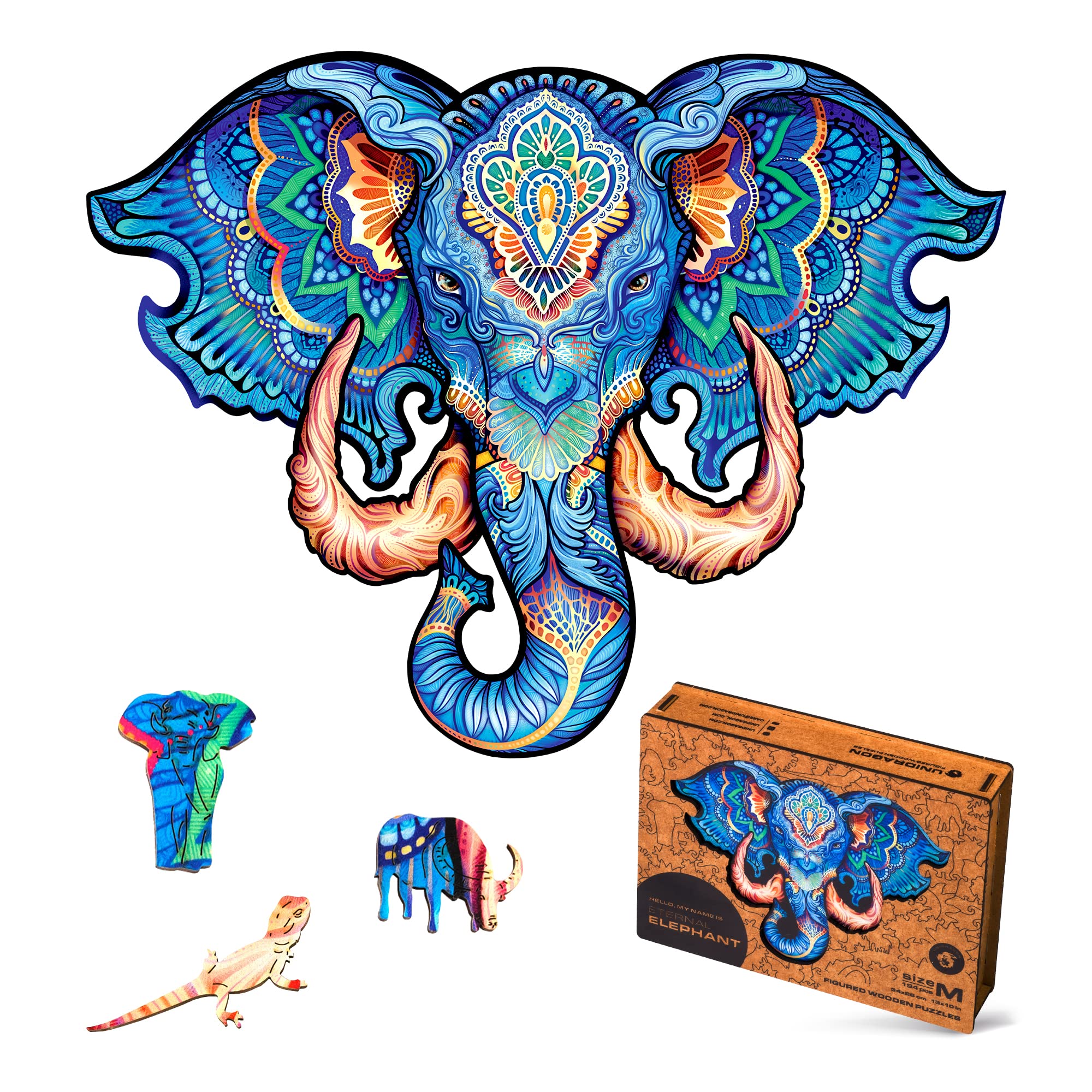 Foto 2 pulgar | Rompecabezas Eternal Elephant - 194 Piezas - Venta Internacional