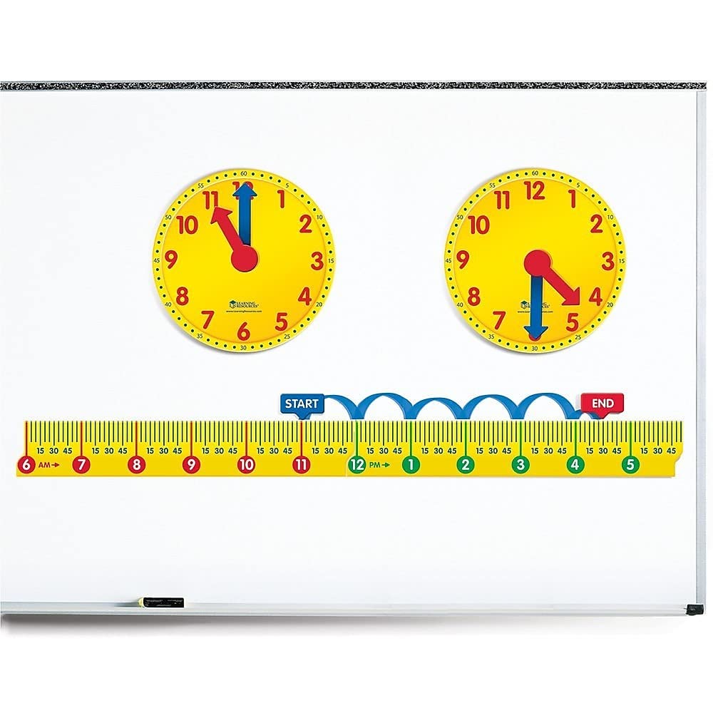 Elapsed Time Set Learning Resources Magnetic: Más De 7 Años - Venta Internacional.