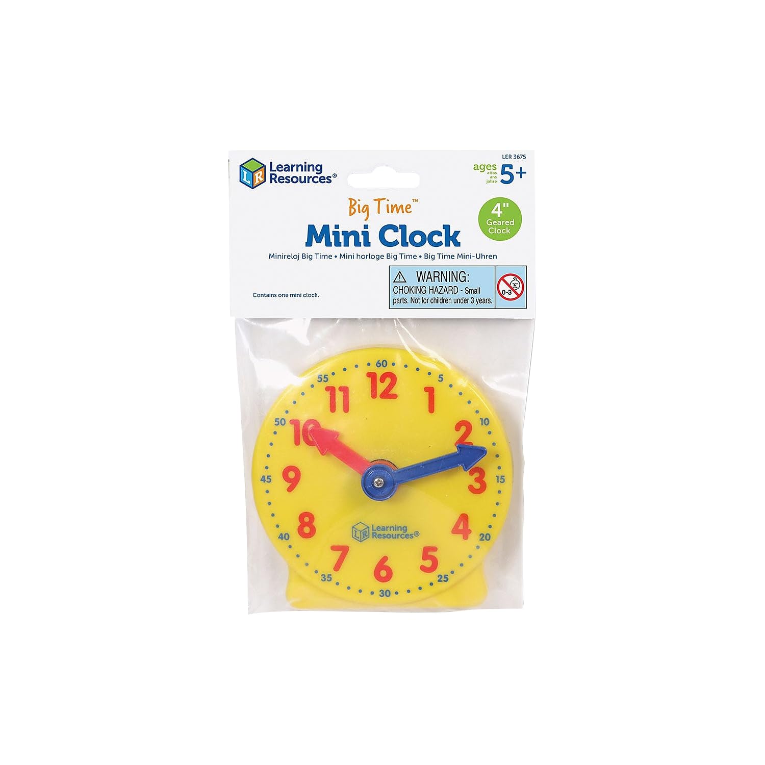 Foto 6 pulgar | Reloj Learning Resources Smart Pack 4, Color Amarillo - Venta Internacional.